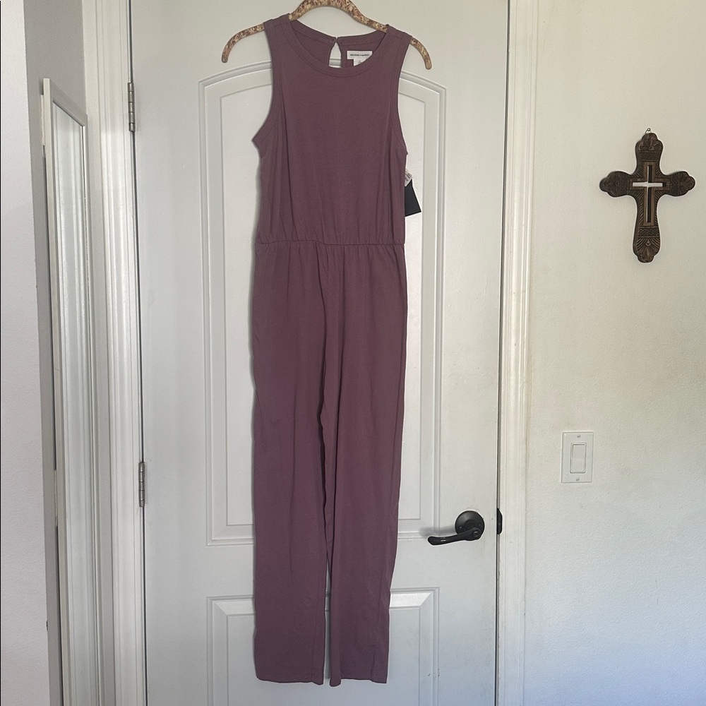 4/$25 NWT Melrose and Market Purple Lavender Sleeveless Jumpsuit Girls XL 14/16